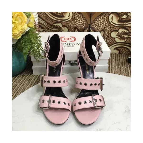 Balenciaga 2019 Ladies Leather High Heel Sandal - … - 1