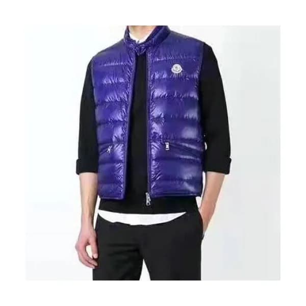 Moncler 2019 Mens Patch Logo Modern Down Padding V… - 1