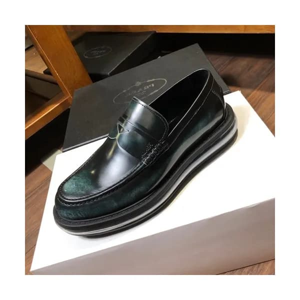 Prada 2019 Mens Leather Loafer - 프라다 2019 남성용 레더 로… - 1