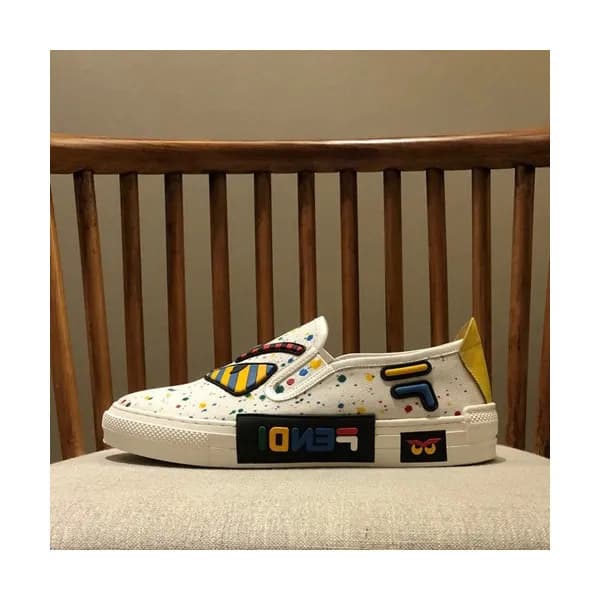 Fendi 2019 Mens Canvas Slip On - 펜디 2019 남성용 캔버스 슬… - 1