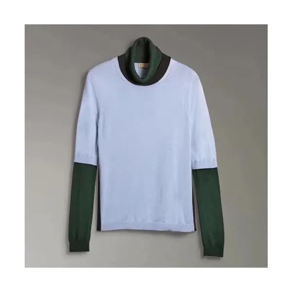 Burberry 2019 Womens Retro Logo Turtle - neck Swea… - 1