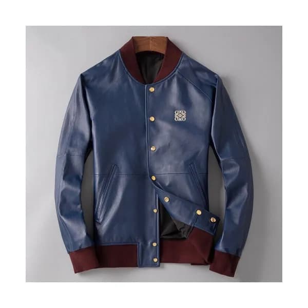 Loewe 2019 Mens Causal Leather Jacket - 로에베 2019 남… - 1