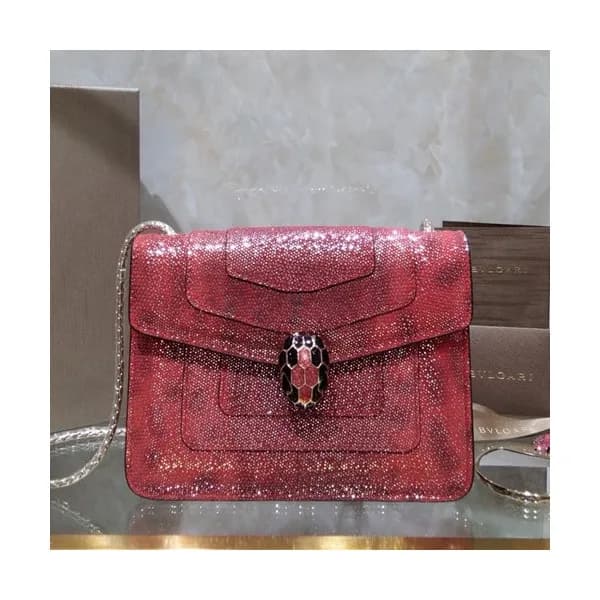 Bvlgari 2019 Serpenti Chain Shoulder Bag,20CM - 불가… - 1