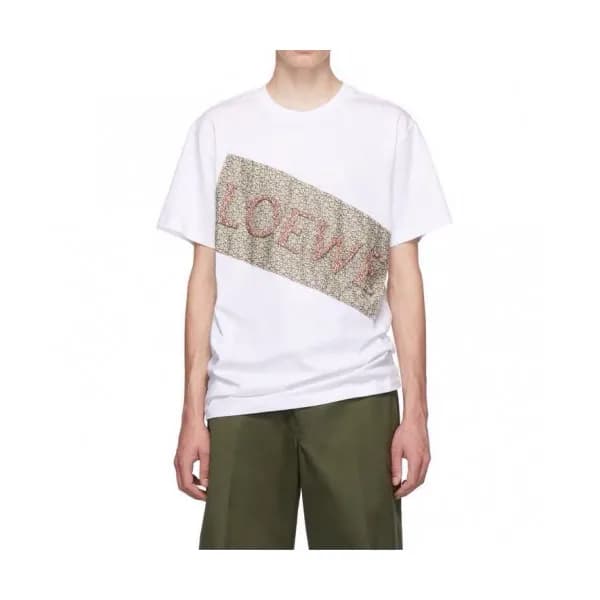 [로에베]Loewe 2020 Mm/Wm Logo Cotton Short Sleeved Ts… - 1