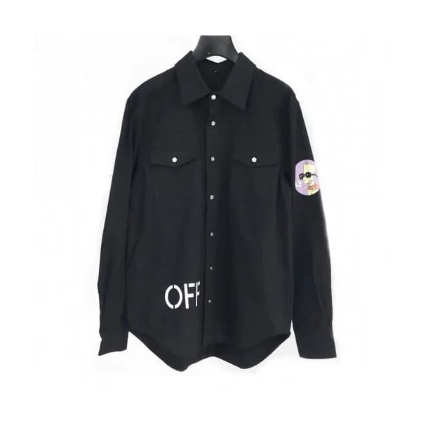 [오프화이트]Off white 2020 Mens Basic Logo Denim Tshirt… - 1