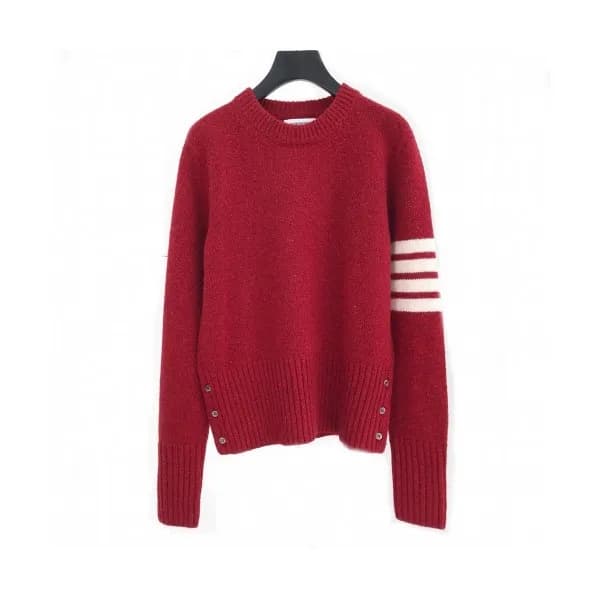 [톰브라운]Thom Browne 2020 Mens Strap Crew-neck Wool S… - 1