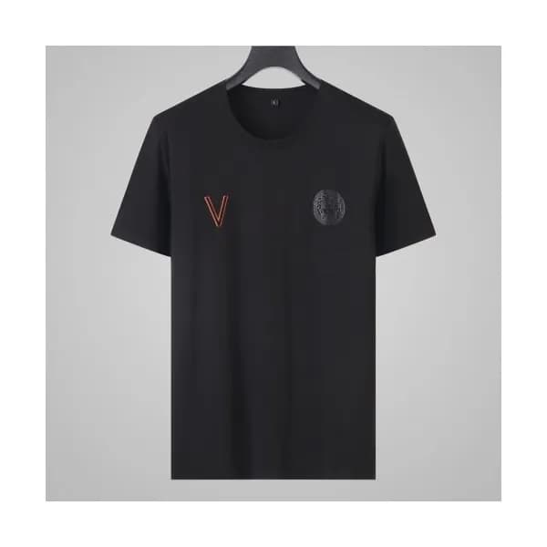 [베르사체]Versace 2020 Mens Logo Silket Short Sleeved … - 1