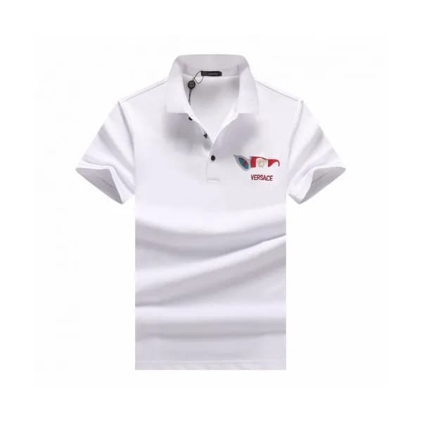 [베르사체]Versace 2020 Mens Logo Cotton Short Sleeved … - 1