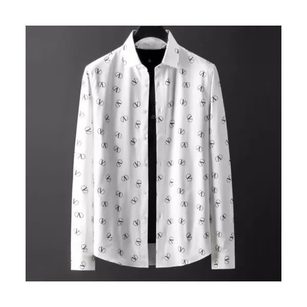 Valentino 2020 Mens Logo Casual Cotton Shirts - 발렌… - 1