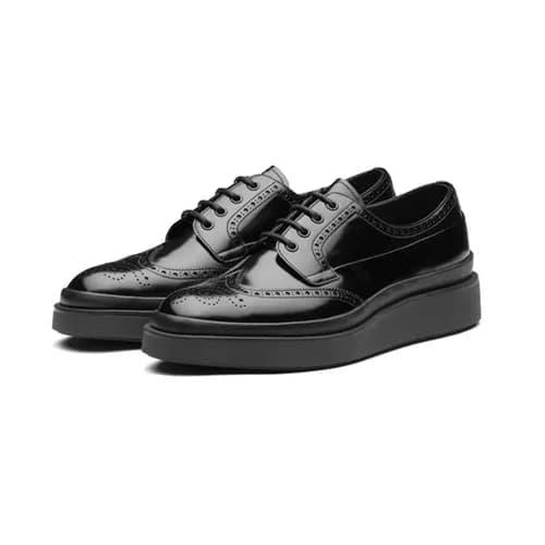 [매장판]Prada 2020 Mens Leather Shoes - 프라다 2020 남성용 … - 1