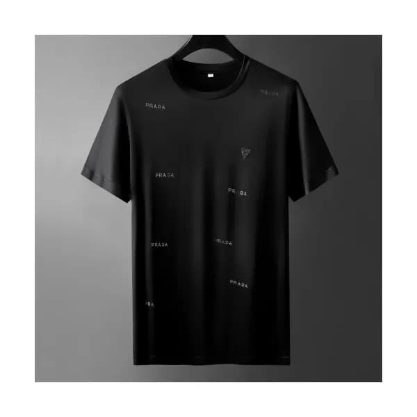 [프라다]Prada 2020 Mens Basic Logo Silket Short Sleev… - 1