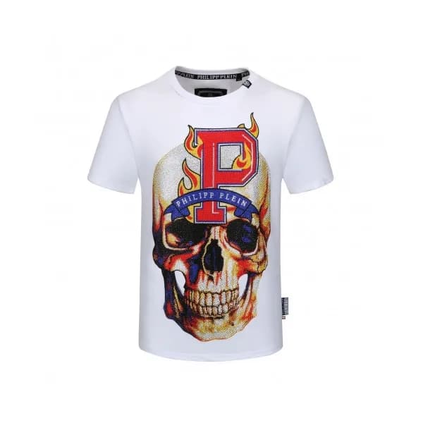 [필립플레인]Philipp-plein 2020 Mens Logo Cotton Short S… - 1