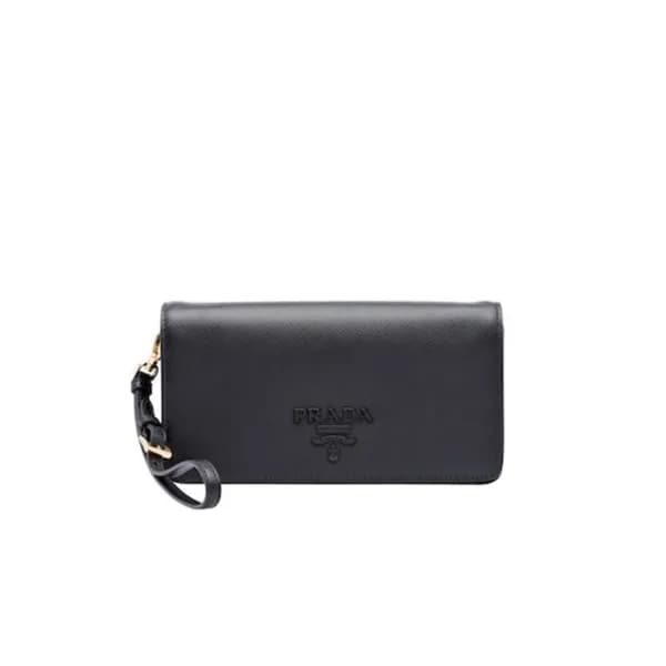 Prada 2020 Leather Chain Shoulder Cross Bag / Clut… - 1