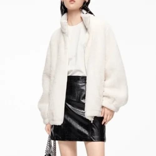 MO&Co 2020 Womens Logo Leather Jackets - MO&Co 20…