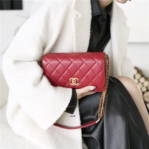 [샤넬] Chanel 2020 Women's Leather Shoulder Bag,… - 1