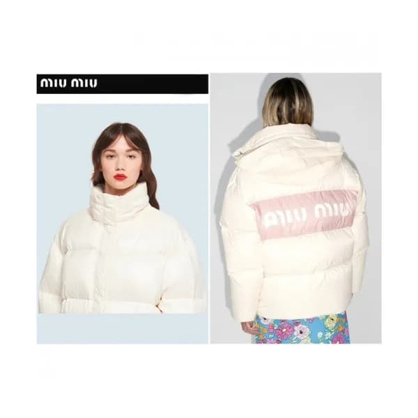 Miumiu Womens Duck Down Padding - 미우미우 여성 다운 패딩 - … - 1
