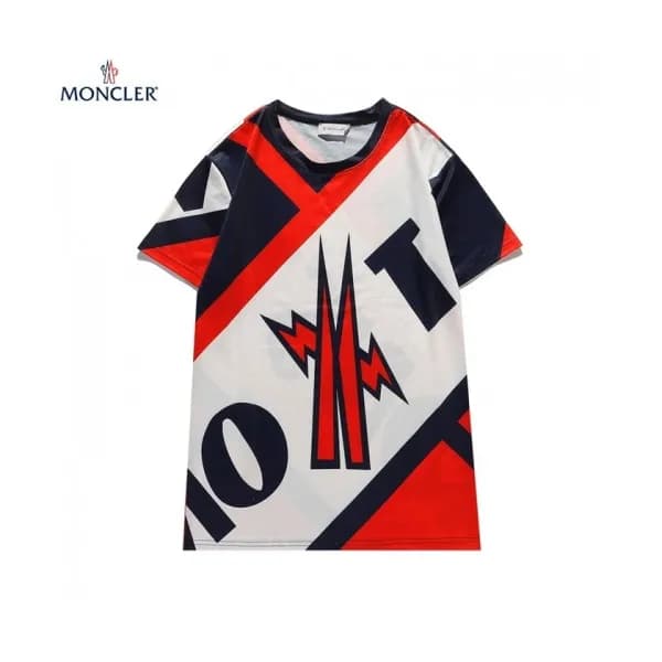 [매장판]Moncler 2021 Mens Logo Crew-neck Short Sleeve… - 1