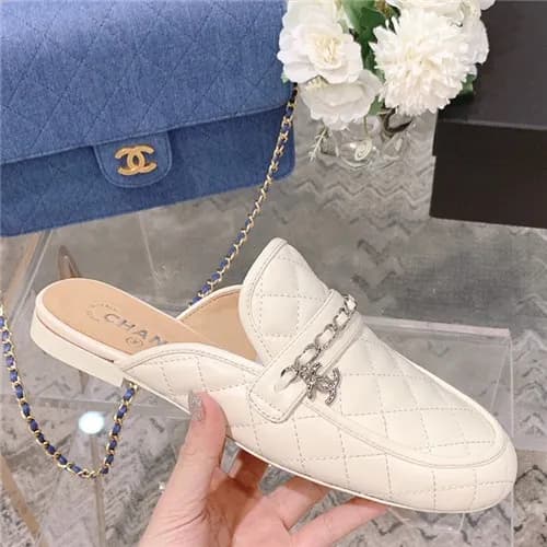 Chanel 2021 Women's Leather Mule,CHAS0610 - 샤넬… - 1