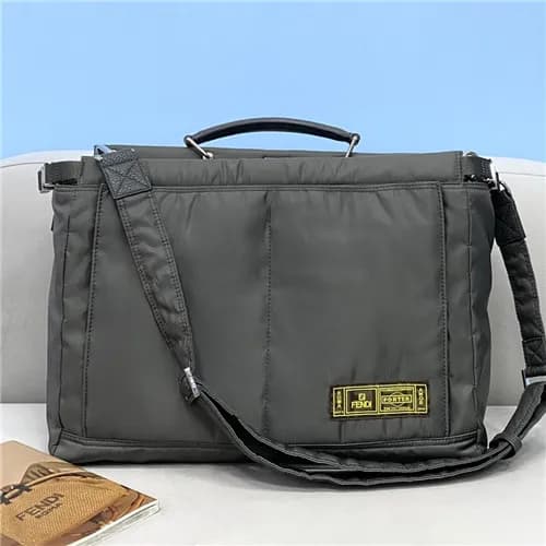 [펜디]Fendi 2021 Men's Peekaboo Nylon Tote Bag/S… - 1