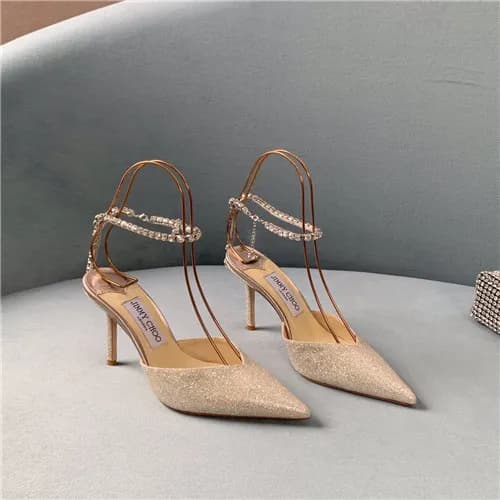 Jimmy Choo 2021 Women's Leather High Heel Sand… - 1