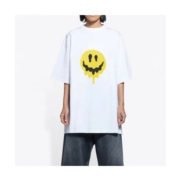 Balenciaga Mm/Wm Logo Cotton Short Sleeved Tshirt… - 1