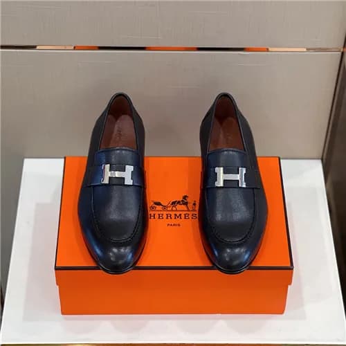 Hermes 2021 Men's Leather Loafer,HERS0532 - 에르… - 1
