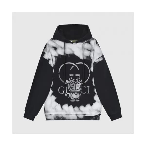 Gucci Mm/Wm Logo Casual Hoodie Black - 구찌 2021 남/… - 1