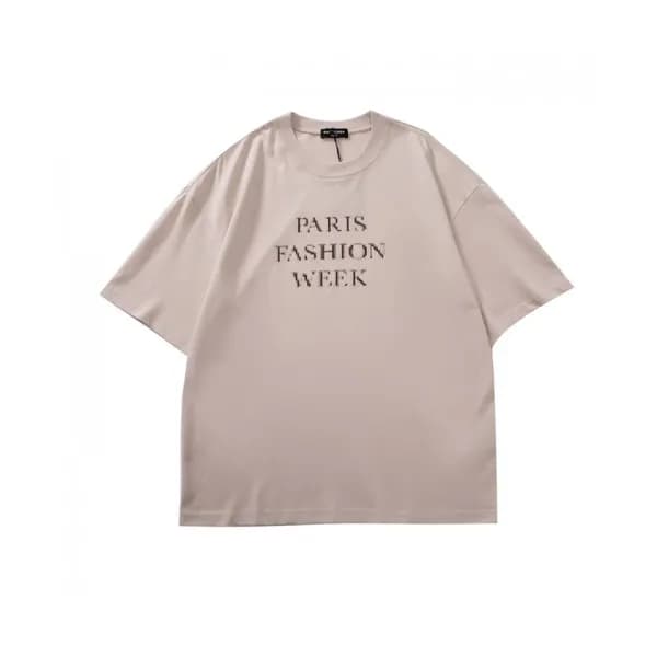 Balenciaga Mm/Wm Logo Cotton Short Sleeved Tshirt… - 1