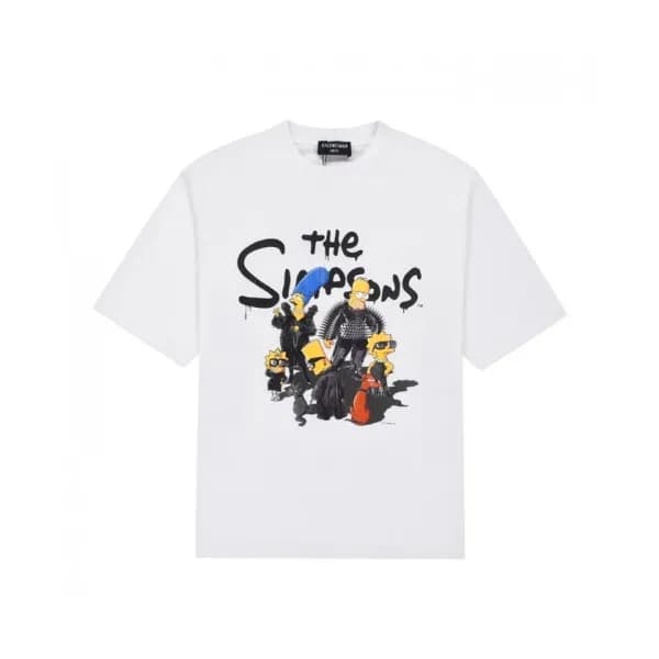 Balenciaga Mm/Wm Logo Cotton Short Sleeved Tshirt… - 1