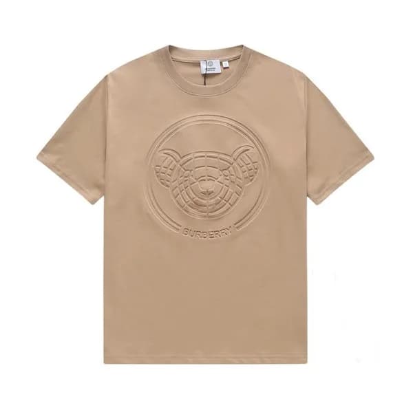 버버리 남성 카멜 크루넥 반팔티 - Mens Camel Tshirts - Bur04469x - 1