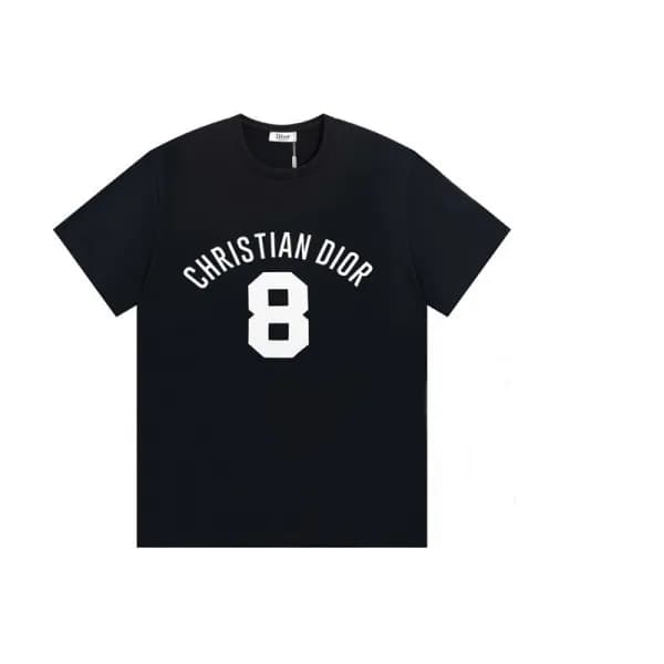 디올 남성 블랙 크루넥 반팔티 - Mens Black Tshirts - dio02029x - 1