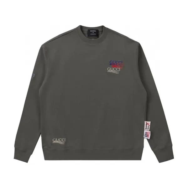 구찌 남성 캐쥬얼 그레이 맨투맨 - Gucci Mens Gray Tshirts - Guc0… - 1