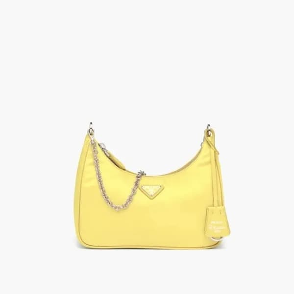 프라다 여성 옐로우 호보백 - Prada Womens Yellow Hobo Bag - pr… - 1