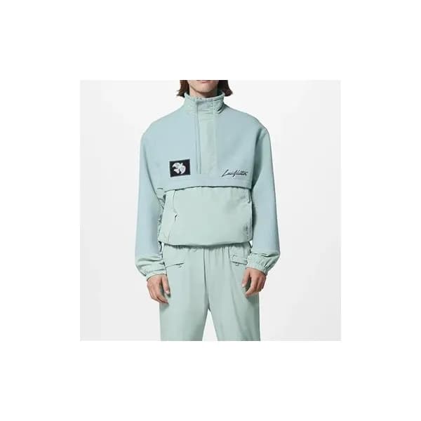 루이비통 남성 모던 블루 맨투맨 - Louis vuitton Mens Blue Tshirt… - 1