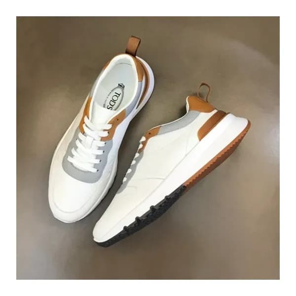 토즈 남성 베이직 화이트 스니커즈 - Tods Mens White Sneakers - to… - 1