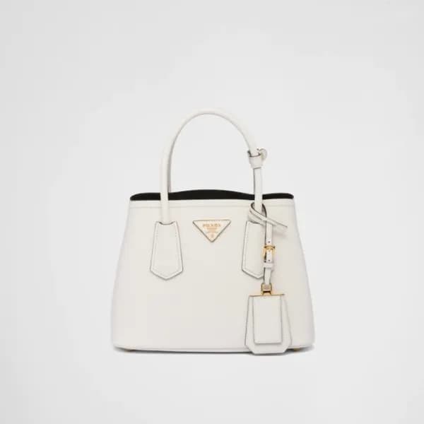 프라다 남성 화이트 더블백 - Prada Womens White Double Bag - … - 1