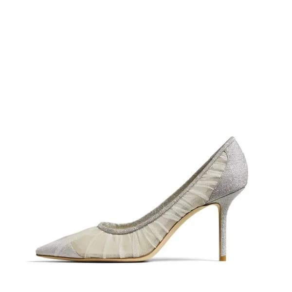 지미츄 여성 실버 펌프스 - Jimmy Choo Womens Silver Pumps - j… - 1