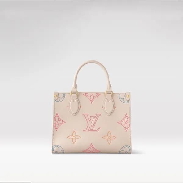 루이비통 여성 화이트 온더고 - Louis vuitton Womens White OnThe… - 1