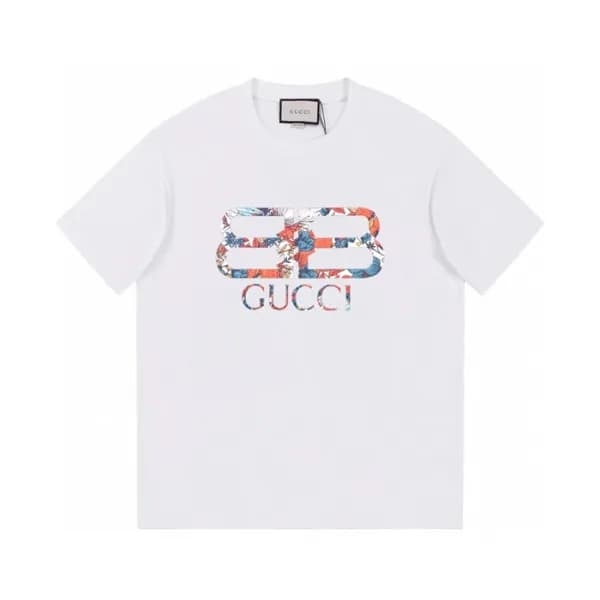 구찌 남/녀 화이트 크루넥 반팔티 - Gucci Unisex White Short slee… - 1