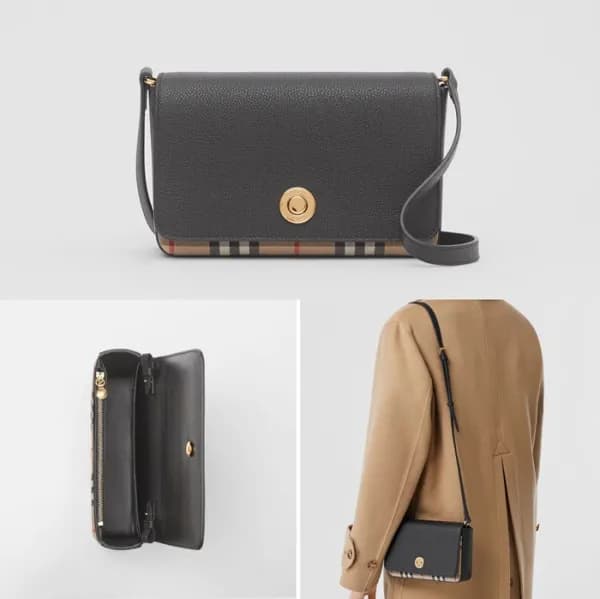 버버리 여성 블랙 숄더백 - Burberry Womens Black Shoulder Bag… - 1