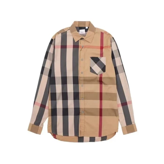 버버리 남성 베이지 셔츠 - Burberry Mens Beige Shirts - bu342… - 1
