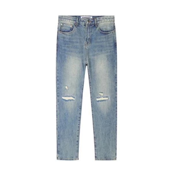 버버리 남성 블루 청바지 - Burberry Mens Blue Jeans - bu345x - 1
