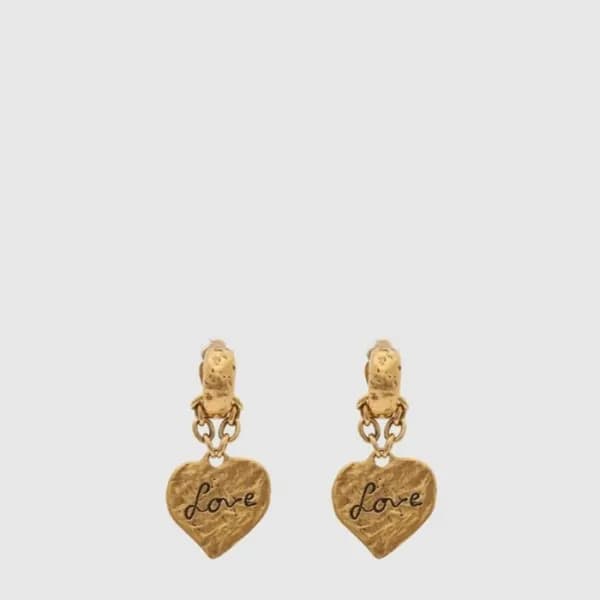 입생로랑 여성 메탈 이어링 - Saint Laurent Womens Metal Earrin… - 1