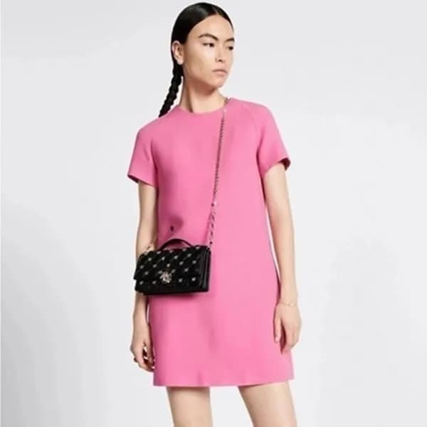 디올 여성 블랙 체인 백 - Dior Womens Black Chain Bag - dib4… - 1