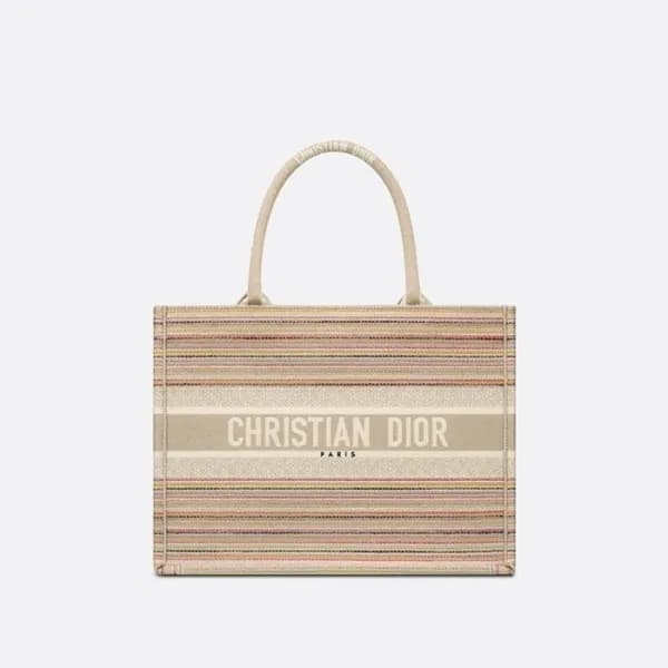디올 여성 베이지 북토트 - Dior Womens Beige Book Tote - dib6… - 1