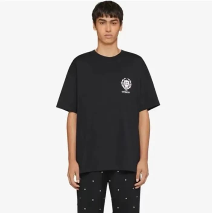 지방시 남성 블랙 반팔티 - Givenchy Mens Black Tshirts - gic2… - 1