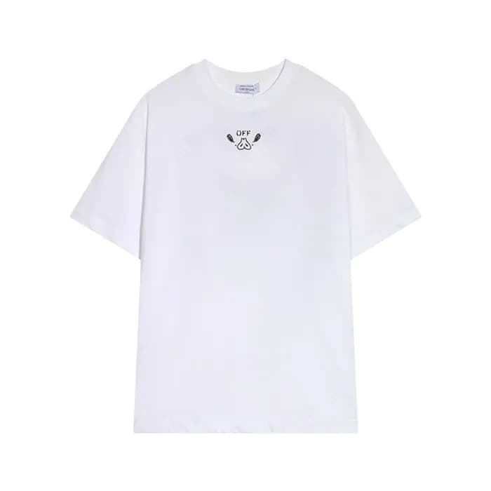 오프화이트 남성 화이트 티셔츠 - Off white Mens White Tshirts - … - 1