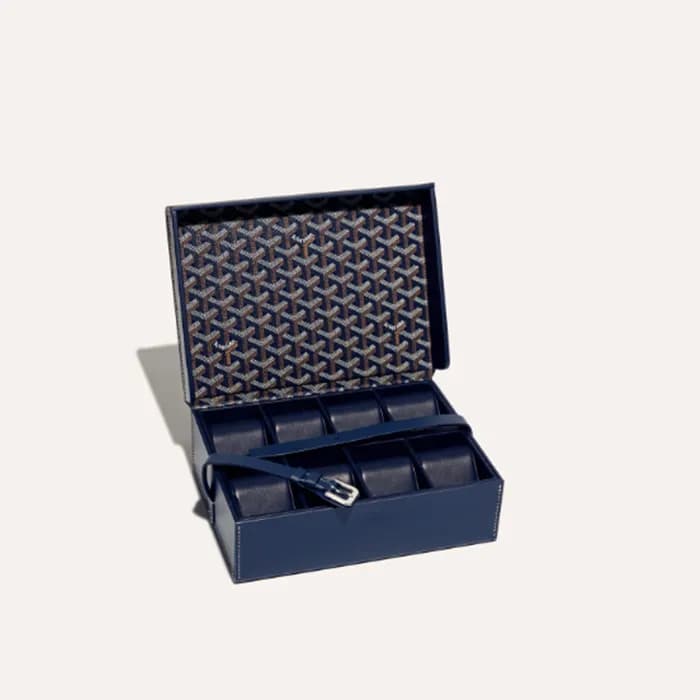 고야드 남/녀 네이비 시계 케이스 - Goyard Unisex Watch Case - go… - 1