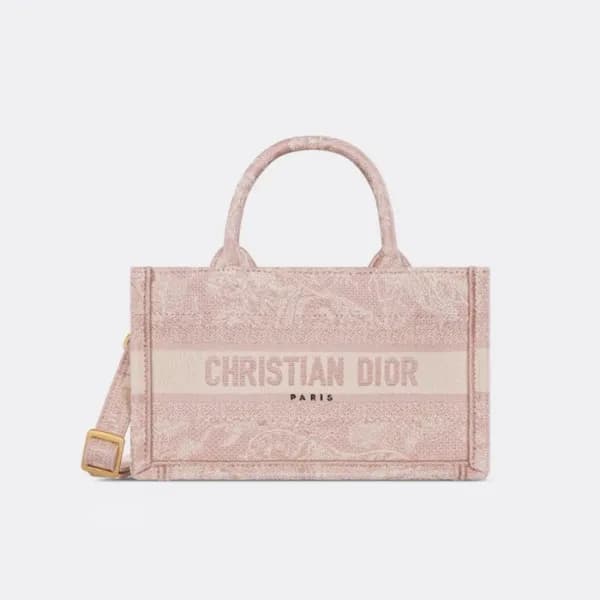 디올 여성 핑크 미니 북토트 - Dior Womens Pink Book Tote - dib… - 1
