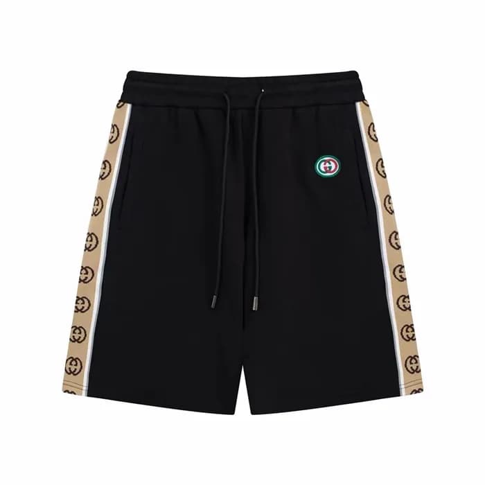 구찌 남성 블랙 반바지 - Gucci Mens Black Half-pants - guc65… - 1